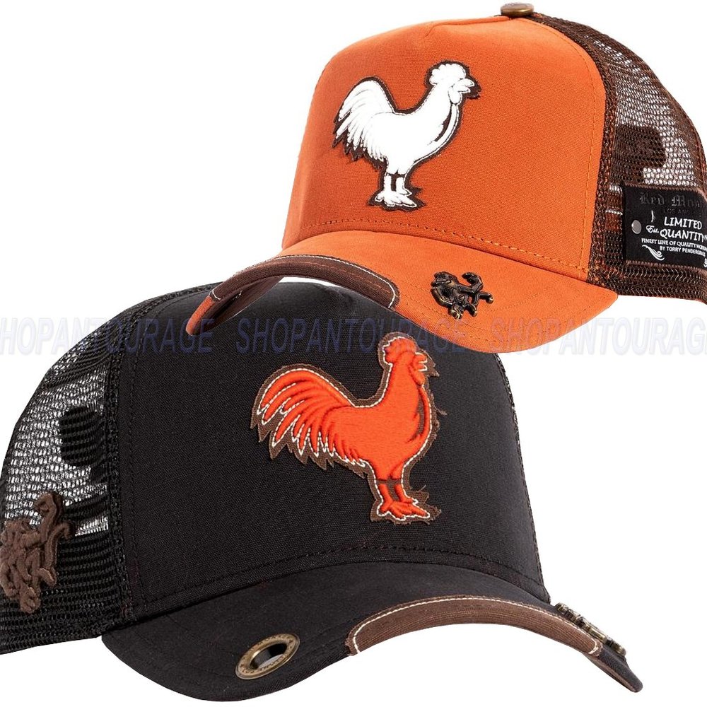 Red Monkey The Cock RM1387 Limited Edition Unisex Trucker Hat Cap | 2 Colors